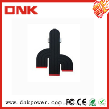 Promotional 5V 2.1A 3 Ports Mini USB Car Charger (DNK-CC017)